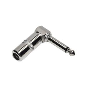 Разъем J6.3 mono metall угловой на кабель Premier 