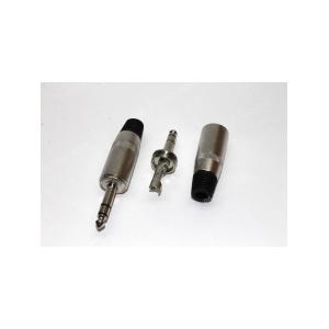 Разъем J6.3 stereo metall на кабель резина Premier 