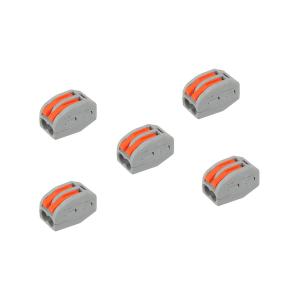 Разъем Клемма экспресс колодка 0.08*2.5/4мм, 2-проводная, упаковка 5шт