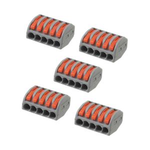 Разъем Клемма экспресс колодка 0.08*2.5/4мм, 5-проводная, упаковка 5шт