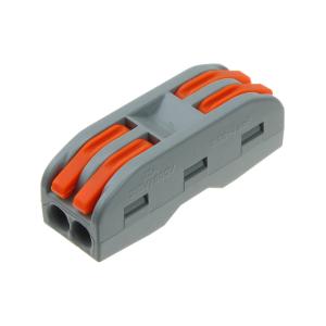 Разъем Клемма экспресс колодка соединительная 0.08*2.5/4мм, 2-проводная, упаковка 5шт