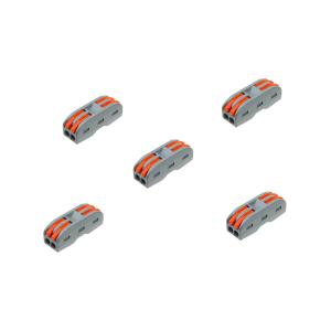 Разъем Клемма экспресс колодка соединительная 0.08*2.5/4мм, 2-проводная, упаковка 5шт