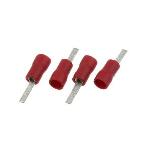 Разъем клемма, набор шт 0.5-1.5мм.кв*11мм, красный упаковка 4шт