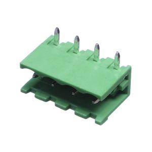Разъем клеммный блок угловой 5мм 4 контакта