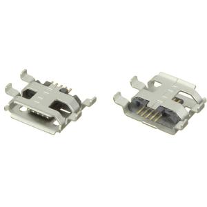 Разъем microUSB B(G) 5PIN на плату выводы крепления в сторону и вниз