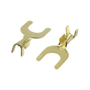 Разъем наконечник вилочный, неизолированный, 10 шт, 0,5-0,5мм.кв М6