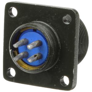 Разъём ОНЦ-РГ09-4/18-В1 импорт, вилка на блок (метал)