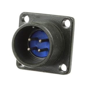 Разъём ОНЦ-РГ09-4/18-В1 импорт, вилка на блок (метал)