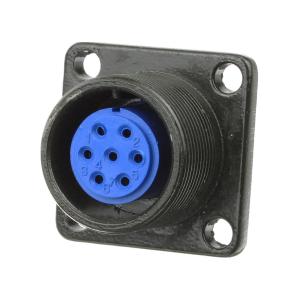 Разъём ОНЦ-РГ09-7/18-Р1 импорт, розетка на блок (метал)