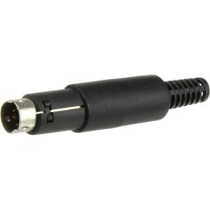 Разъем вилка mini DIN 6 контактов на кабель AF-2430 (MDN-6F)