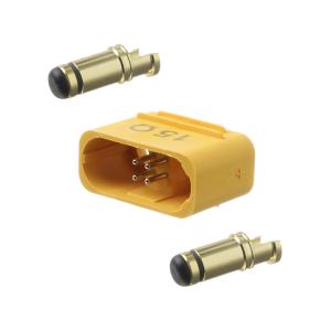 Разъем питания Amass AS150U-M.G.Y 2+4pin вилка на кабель