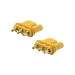 Разъем питания Amass MR30PB-F.G.Y 3pin розетка в плату (упаковка 2шт)