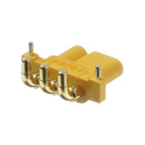 Разъем питания Amass MR30PW-F20.G.Y 3pin розетка в плату угол