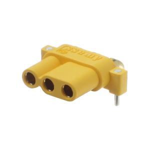 Разъем питания Amass MR30PW-F20.G.Y 3pin розетка в плату угол