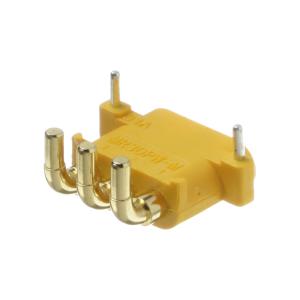 Разъем питания Amass MR30PW-M20.G.Y 3pin вилка в плату угол