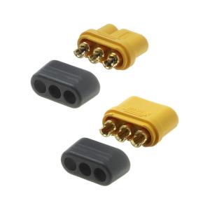 Разъем питания Amass MR60-F.G.Y + M.G.Y 3pin на кабель