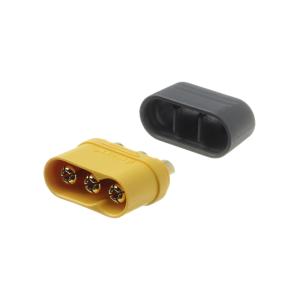 Разъем питания Amass MR60-M.G.Y 3pin вилка на кабель