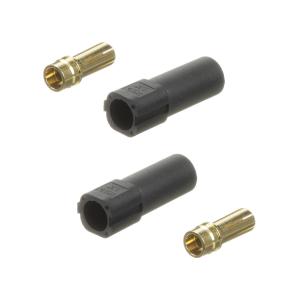 Разъем питания Amass XT150 вилка + розетка на кабель черный