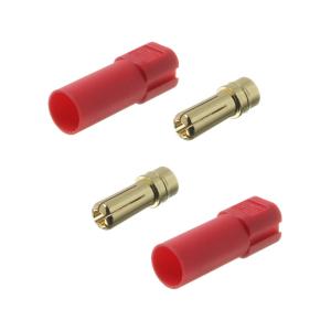 Разъем питания Amass XT150 вилка + розетка на кабель красный