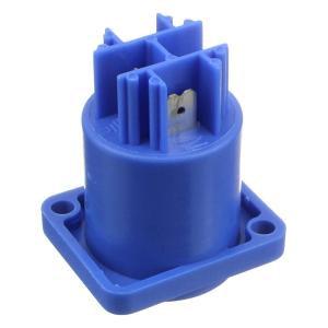 Разъем Powercon(G) в корпус пластик 25*30мм синий