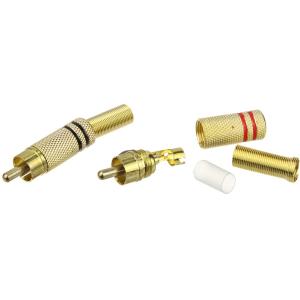 Разъем RCA Gold 2 полоски