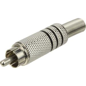 Разъем RCA Metal 3 полоски под винт