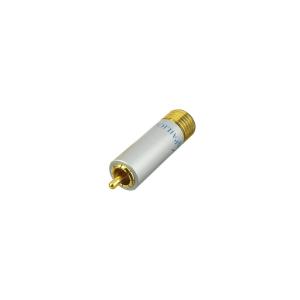 Разъем RCA metall gold 9мм, под винт на кабель, упаковка 2 шт