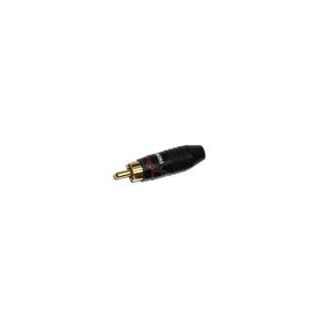 Разъем RCA metall gold/black 47мм Premier (Nakamichi) под пайку 