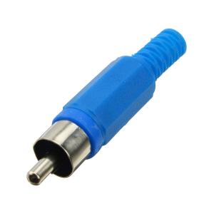 Разъем RCA синий 14-0405