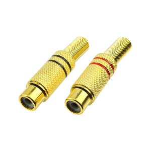 Разъем RCA(G) gold, (упаковка 2шт)