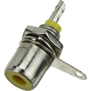 Разъем RCA(G), желтая вставка