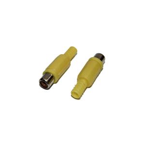 Разъем RCA(g) желтый, на провод