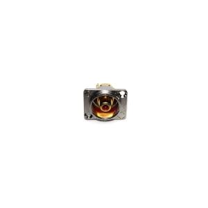 Разъем RCA(G) metall gold/красный на корпус с фланцем Premier 