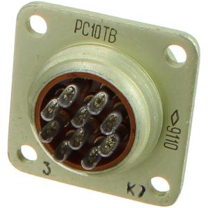 Разъём РС10ТВ "5" 91г, вилка на блок