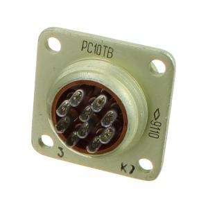 Разъём РС10ТВ "5" 91г, вилка на блок