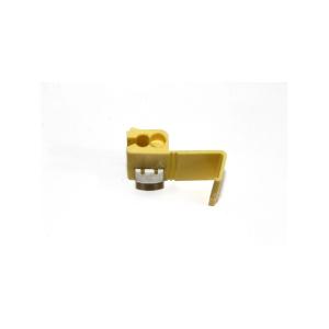 Разъем соединитель кабеля 696500 4мм желтый