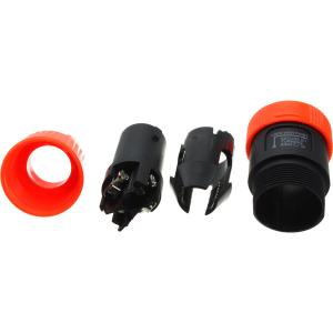 Разъем Speacon на кабель черно-оранжевый