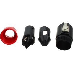 Разъем Speacon с зажимом на кабель, красный