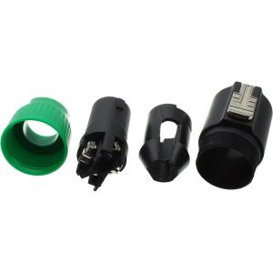 Разъем Speacon с зажимом на кабель, зеленый