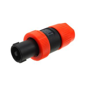 Разъем Speakon на кабель черно-оранжевый