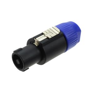 Разъем Speakon с зажимом на кабель, синий