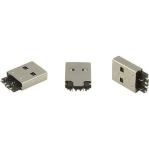 Разъем USB штекер, тип А 5*12*19 черный