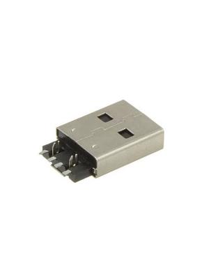 Разъем USB штекер, тип А 5*12*19 черный