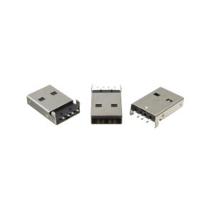Разъем USB штекер, тип А 5*12*19 угол 180*