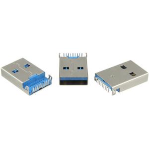 Разъем USB штекер, тип А, версия 3.0 5*12*19 