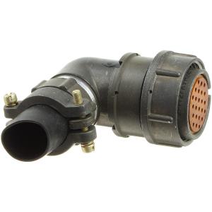 Разъём вилка 2РМ27КУН27Г1В1 "5" 90г гнездо кабельное угловое с патрубком