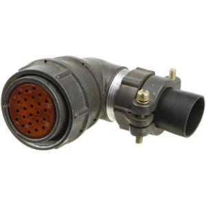 Разъём вилка 2РМ27КУН27Г1В1 "5" 90г гнездо кабельное угловое с патрубком