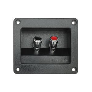 Разъем зажим акустики 79*91 на корпус 2 входа пластик