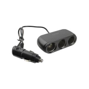 Разветвитель автоприкуривателя 3в1 шнур черный Olesson 1606