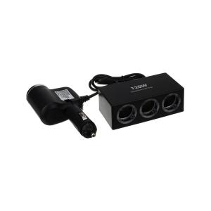 Разветвитель автоприкуривателя 4в1 1USB(G) 12/24V 120Wt кнопки включения Olesson 1527